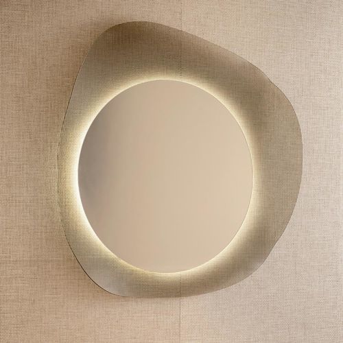 壁挂镜子 - SUN - Riflessi - 现代风格 / 正方形 / 青铜