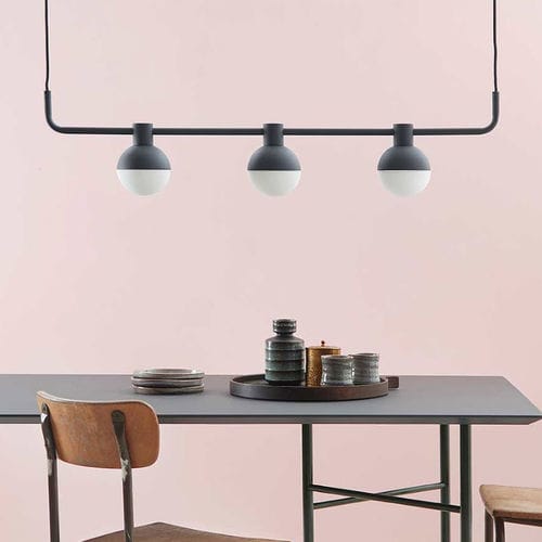 吊灯 - FABIAN HORIZONTAL - Frandsen Lighting - 金属 / 玻璃 / 现代风格