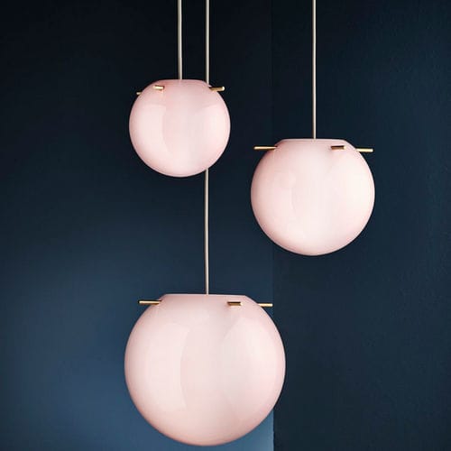 吊灯 - KOI - Frandsen Lighting - 黄铜 / 玻璃 / 蛋白石