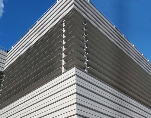 铝建筑遮阳板 - METRA Building - 用于外墙 / 用于窗 / 立式