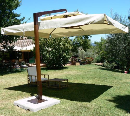 正方形遮阳伞 - TALENTO  - Edengarden Patio Umbrellas - 回转 / 边柱 / 腈纶织物