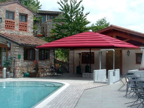正方形遮阳伞 - BIG FRIEND - Edengarden Patio Umbrellas - 腈纶织物 / 铝制 / 铁