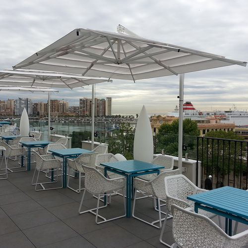 正方形遮阳伞 - TALENTO - Edengarden Patio Umbrellas - 壁挂 / 边柱 / 腈纶织物