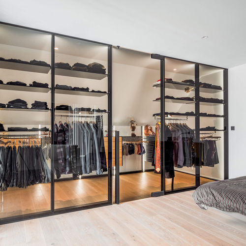 壁挂式衣帽间 - DRESS WALL - ANYWAY DOORS - 现代风格 / 木质 / 玻璃