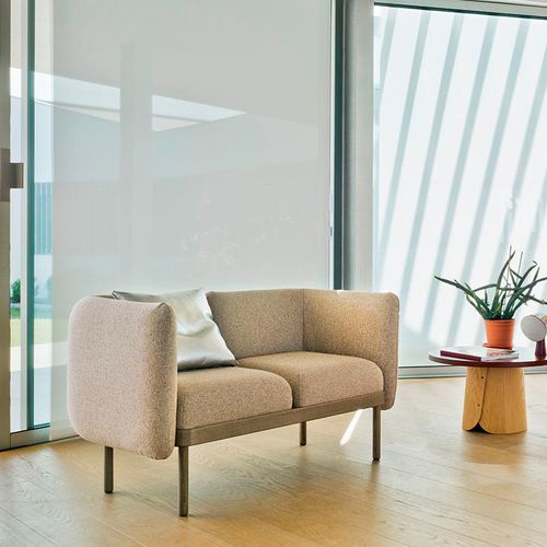 现代风格沙发 - MOSAICO - SANCAL - 布料 / 灰色 / 双人