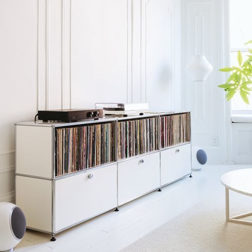现代风格餐边柜 - USM Haller - USM Modular Furniture - 金属 / 定制 / 模块