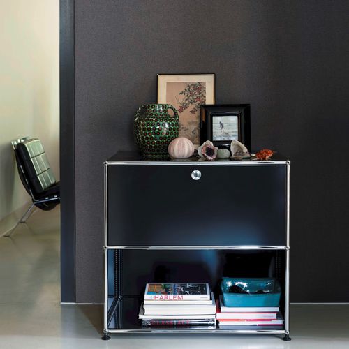 现代风格边桌 - USM Haller - USM Modular Furniture - 金属 / 金属桌脚 / 长方形