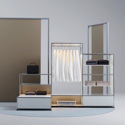 现代风格玄关挂衣橱 - USM Haller E - USM Modular Furniture