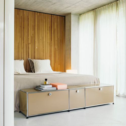 现代风格床脚凳 - USM Haller - USM Modular Furniture - 金属 / 家用