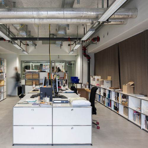 矮档案柜 - USM Haller - USM Modular Furniture - 金属 / 抽屉式 / 现代风格
