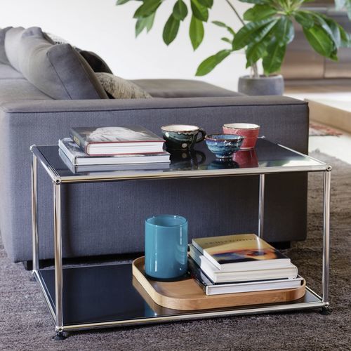 现代风格边桌 - USM Haller - USM Modular Furniture - 金属 / 金属桌脚 / 正方形