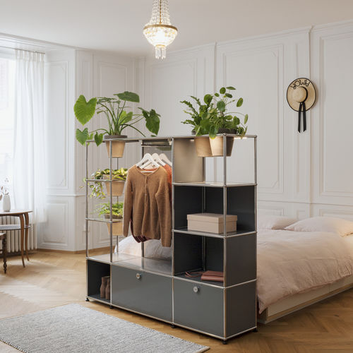 可调节衣帽间 - World of Plants for USM Haller - USM Modular Furniture - 现代风格 / 金属 / 模块化
