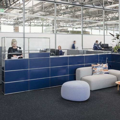 组合式前台接待桌 - World of Plants for USM Haller - USM Modular Furniture - 金属 / 家用