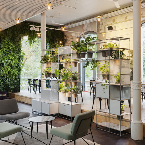 自承重搁板系统 - World of Plants for USM Haller - USM Modular Furniture - 现代风格 / 金属 / 家用