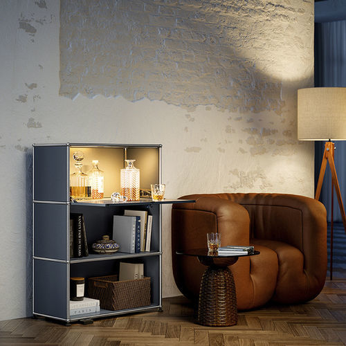 现代风格迷你吧柜 - USM Haller - USM Modular Furniture - 金属 / 家用 / 办公室