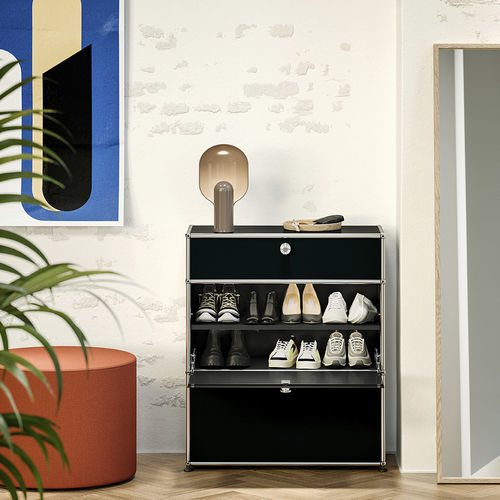 现代风格鞋柜 - USM Haller - USM Modular Furniture - 自承重 / 金属 / 家用
