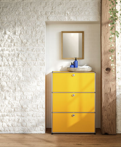 现代风格抽屉柜 - USM Haller - USM Modular Furniture - 涂漆中密度纤维板 / 金属 / 矩形