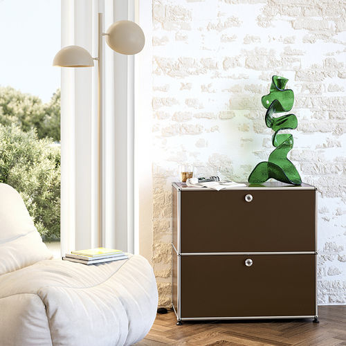 现代风格餐边柜 - USM Haller - USM Modular Furniture - 金属 / 模块 / 平开门式