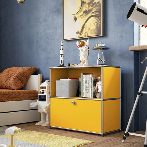 现代风格床头柜 - USM Haller - USM Modular Furniture - 金属 / 金属桌脚 / 长方形