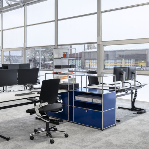 落地办公桌 - USM Kitos - USM Modular Furniture - 现代风格 / 涂漆中密度纤维板 / 层压材料