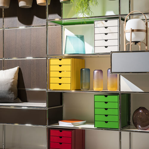 金属收纳瓶 - USM Inos - USM Modular Furniture - 抽屉 / 用于衣柜