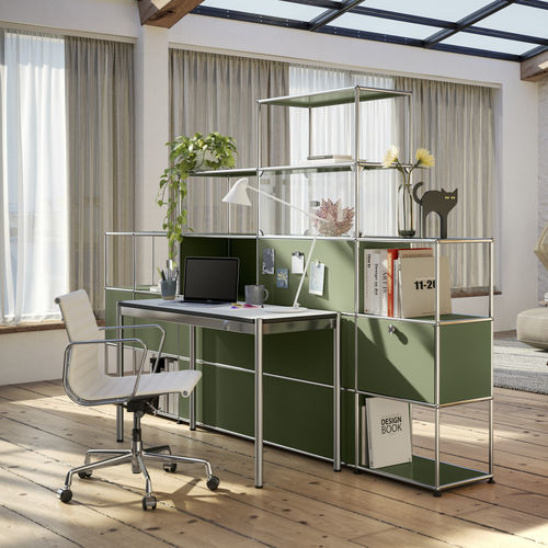 可调节置物架 - USM Haller - USM Modular Furniture - 屏风 / 现代风格 / 金属