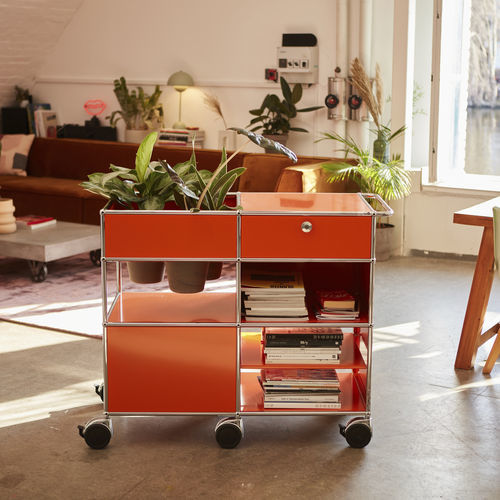 现代风格餐边柜 - USM Haller - USM Modular Furniture - 金属 / 带抽屉 / 定制