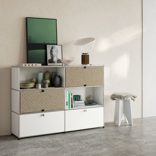 现代风格餐边柜 - USM Haller Soft Panel – Taupe - USM Modular Furniture - 合成纤维 / 再生塑料 / 金属