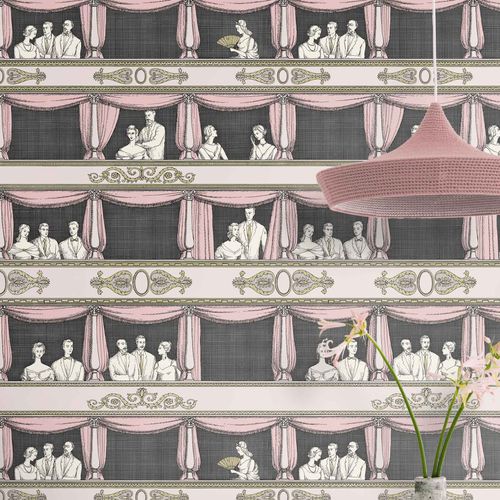 传统风格墙纸 - Teatro - Cole&Son - 布料 / 场景图案 / 全景式