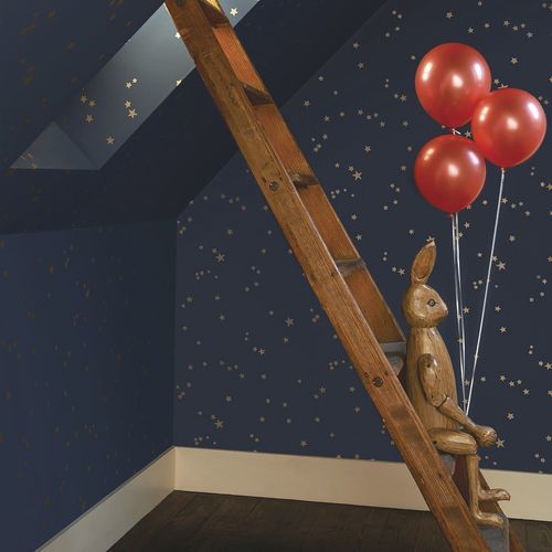 现代风格墙纸 - Stars - Cole&Son - 布料 / 图案 / 蓝色