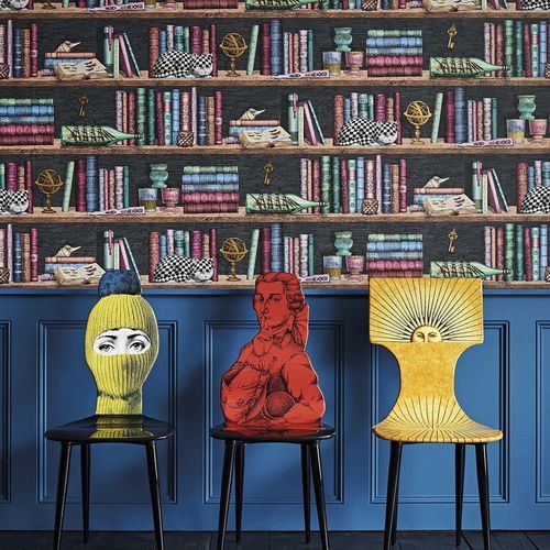 传统风格墙纸 - Libreria - Cole&Son - 布料 / 图书馆 / 彩色