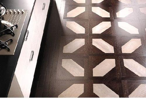 实木地板 - SOPHIE - DARK WENGE - PARQUET IN - 大理石镶嵌 / 亮光漆 / 自粘
