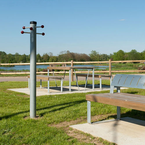 落地式挂衣架 - MARIUS - AREA - 现代风格 / 电镀钢 / 公共空间