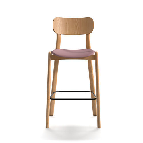 现代风格吧椅 - Kiyumi Wood ST + Fixed cushion - arrmet - 室内 / 布料 / 白蜡木