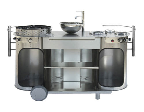 不锈钢商用厨房 - BONGOS : TUS BG 003 PRO - Emme Group - 模块化 / 移动式