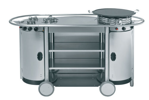 户外厨房 - BONGOS : TUS BG 005 LUX - Emme Group - 工业风格 / 不锈钢 / 带把手