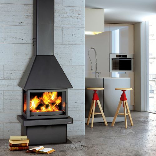 木材采暖炉 - CM-300 - Lacunza - 5 kW...10 kW / 11 kW / 3面