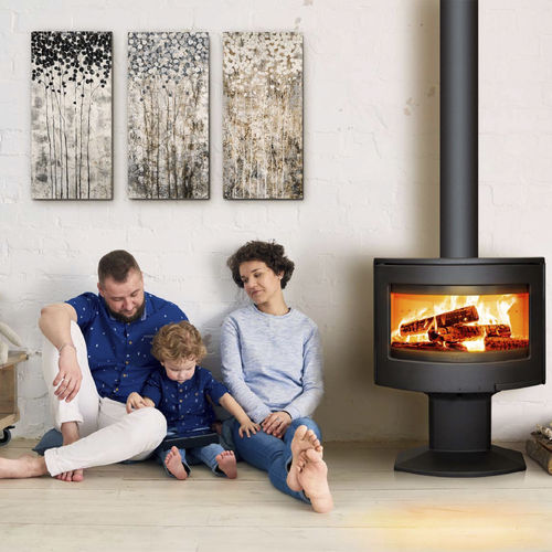 木材采暖炉 - TARBES - Lacunza - 12 kW / 6 kW / 现代风格