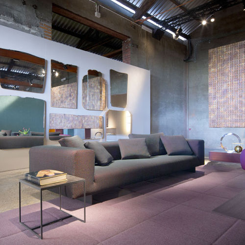 现代风格沙发 - ATOLLO NEXT - PAOLA LENTI - 布料 / 100%可回收 / 灰色