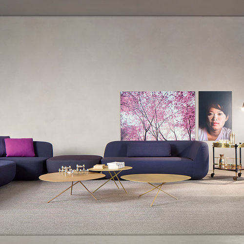 现代风格边桌 - LEVER - PAOLA LENTI - 不锈钢 / 家用 / 花园
