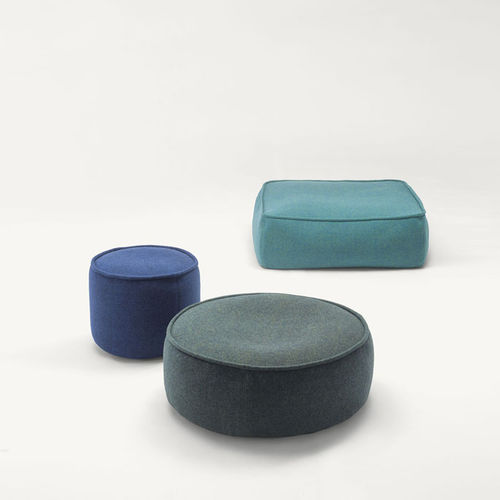 现代风格坐墩 - FLOAT - PAOLA LENTI - 布料 / 圆形 / 矩形