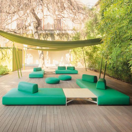 现代风格沙发 - ORLANDO - PAOLA LENTI - 花园 / 布料 / 7人及以上