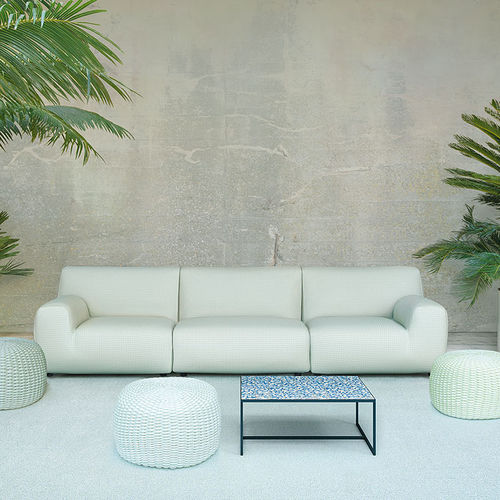 现代风格茶几 - COCCI - PAOLA LENTI - 不锈钢 / 正方形 / 家用