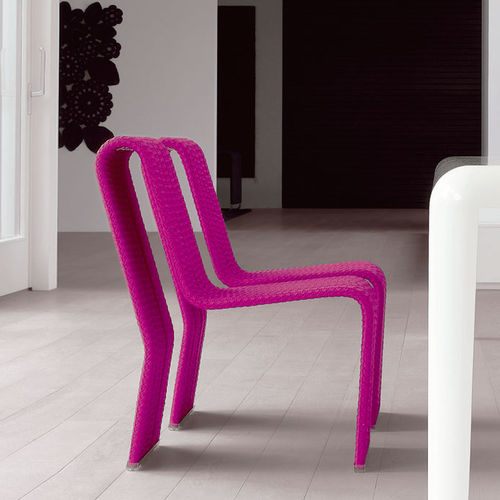 现代风格椅子 - FRAME - PAOLA LENTI - 户外 / 室内 / 不锈钢