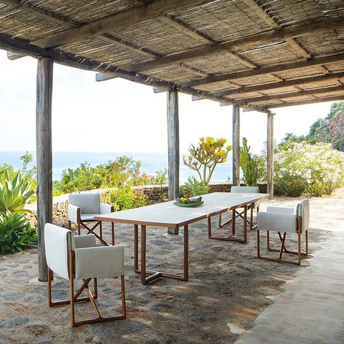 现代风格椅子 - PORTOFINO - PAOLA LENTI - 户外 / 室内 / 布料