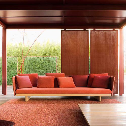 组合沙发 - SABI - PAOLA LENTI - 转角 / 现代风格 / 花园