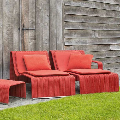 现代风格日光浴躺椅 - FRAME - PAOLA LENTI - 铝制 / 不锈钢 / 花园