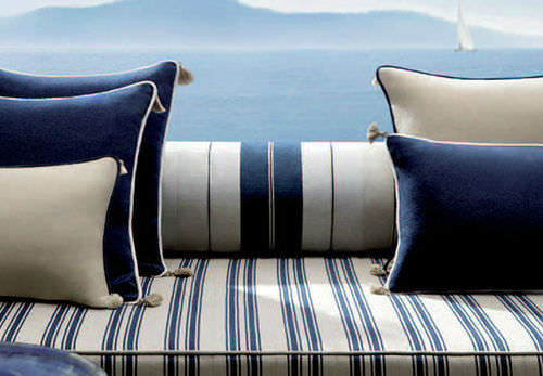 室内装饰面料 - SEASIDE INTERIORS - Loro Piana - 条纹 / 丝绸