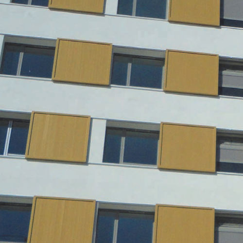 再生材料建筑遮阳板 - DUFIX 40t ECO2 - Durmi - 再生塑料 / 用于外墙 / 立式