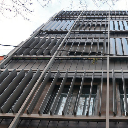 金属建筑遮阳板 - DUTEC 270E - Durmi - 用于外墙 / 立式 / 回转